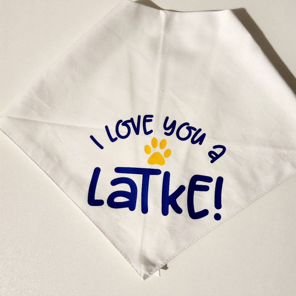 Hanukkah dog bandanas